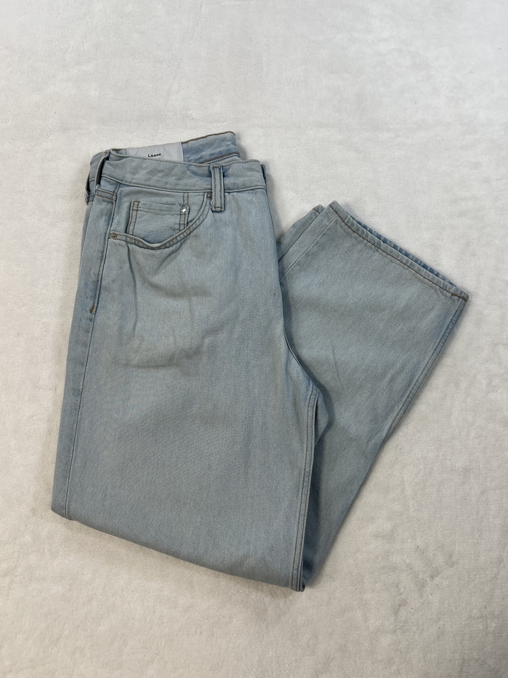 H&M Light Blue Loose Ample Jeans